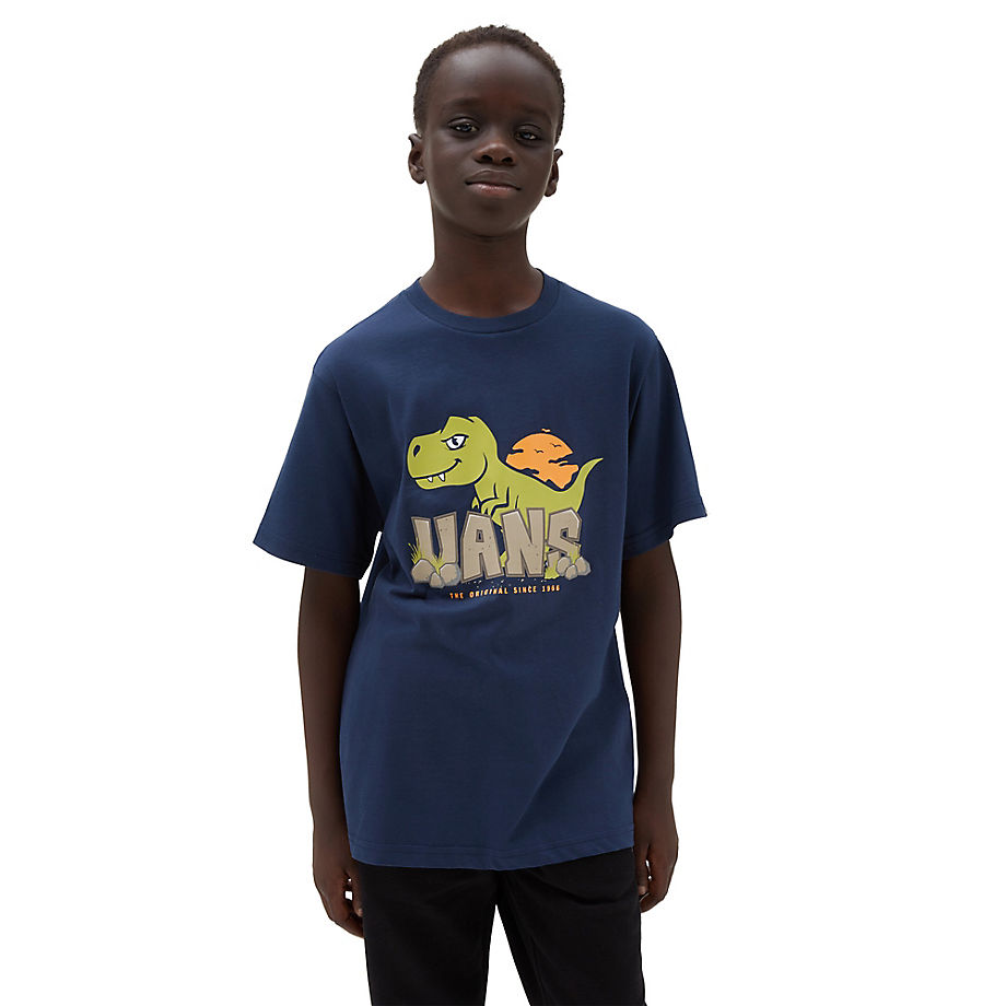 Vans Boys Dinostone T-shirt (8-14 Years) (dress Blues) Boys Blue