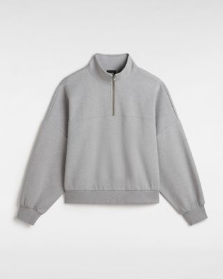 Elevated Double Knit Loose Mock Neck Sweatshirt | Vans