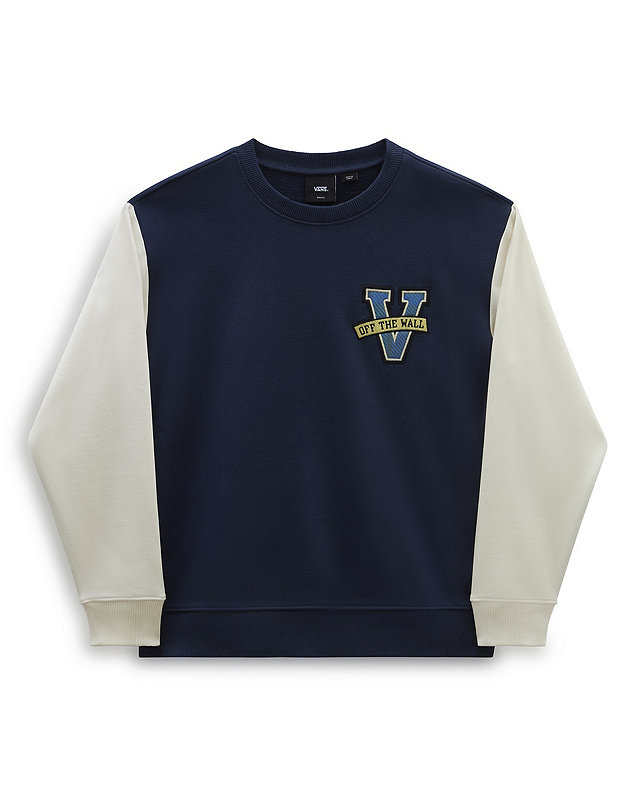 Varsity V Oversized Crew Sweater