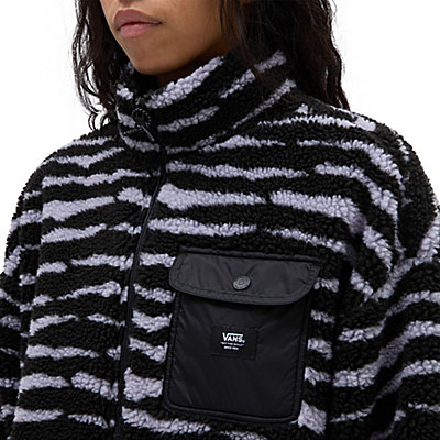 Striped Sherpa Jacket