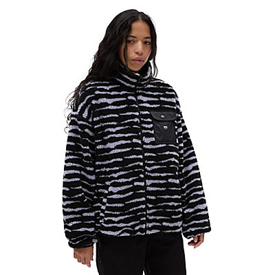 Striped Sherpa Jacket