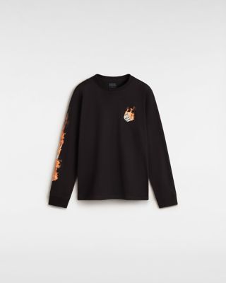 Kids High Roller Long Sleeve T-Shirt (8-14 Years) | Vans