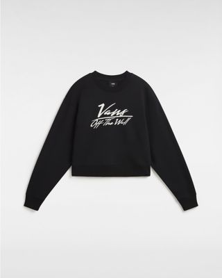 Vans Bluza Go Anyplace Crop Crew (black) Kobiety Czarny