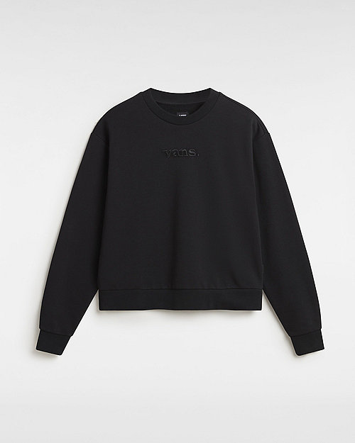 Vans Essential Sweatshirt Met Ronde Hals (black) Dames Zwart
