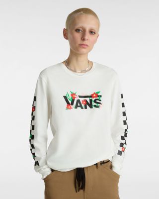 White long best sale sleeve vans shirt