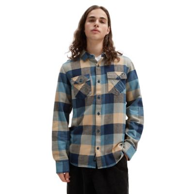 Box Flannel Woven Shirt | Blue | Vans