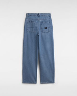 VANS Pantaloni In Denim Curbside (stnwsh) Donna Blu, Taglia 28