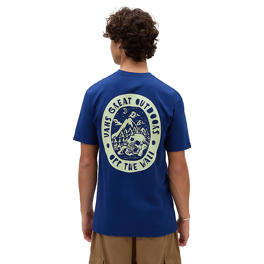 Vans Happy Moon T-shirt (blue Depths) Herren Blau