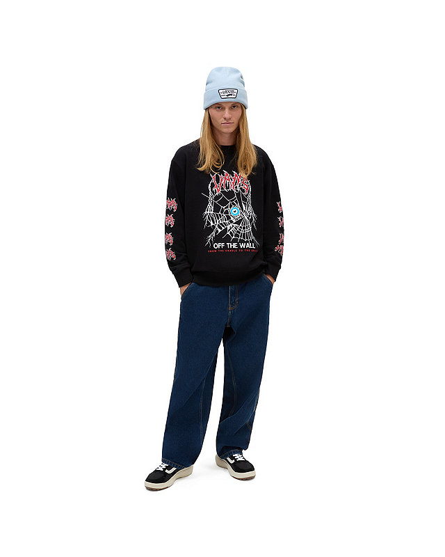 To The Grave Relaxed Crew Sweatshirt 2