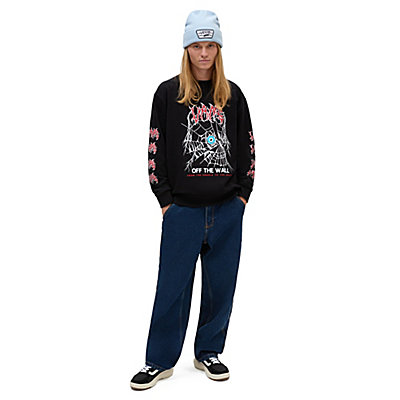 To The Grave Relaxed Crew Sweatshirt 2