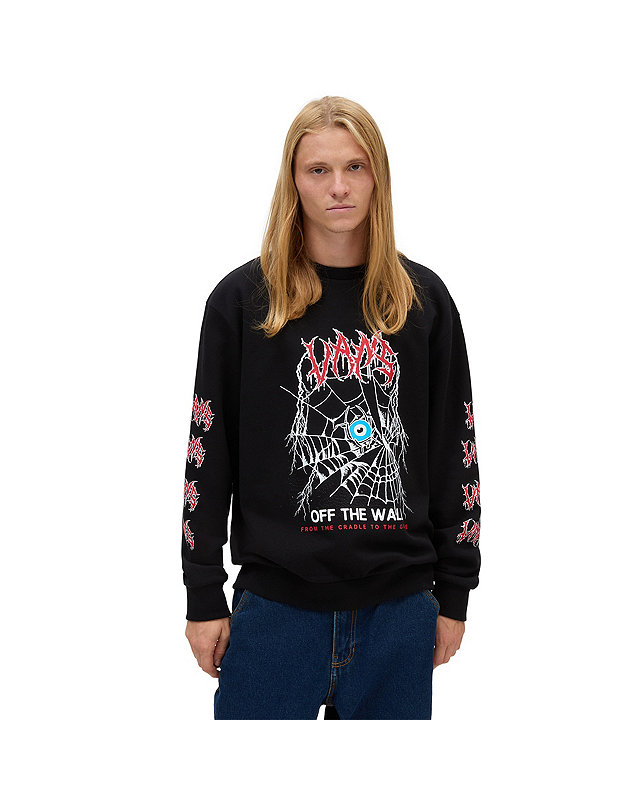 To The Grave Relaxed Crew Sweatshirt 1