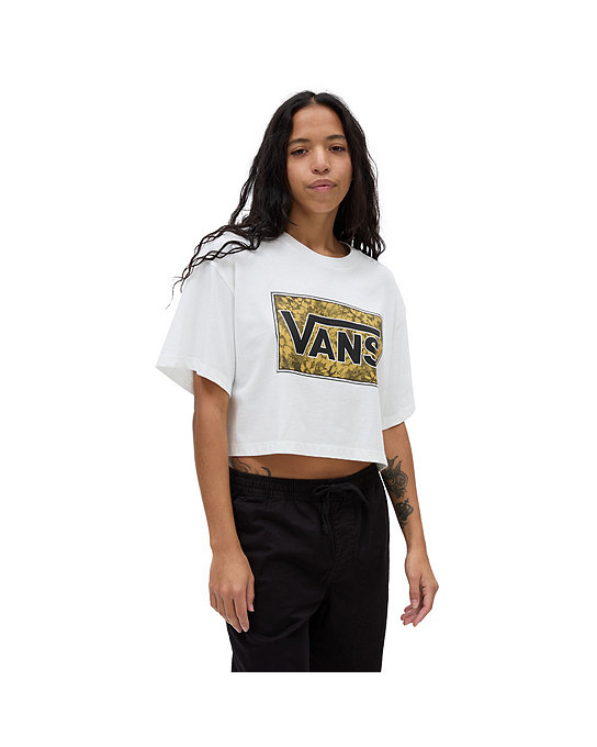 Abstract Flower Crop T-Shirt | Vans