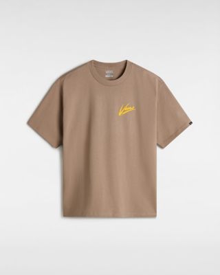 Vans Camiseta De Corte Holgado Dettori (desert Taupe) Hombre Beis