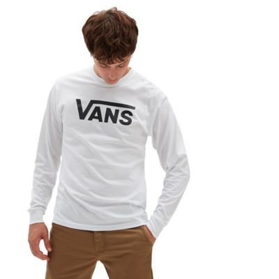 vans classic logo long sleeve t shirt