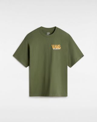 Vans T-shirt Local Pub Spray Loose Fit (olivine) Homme Vert