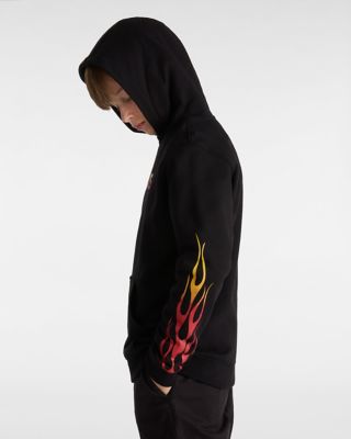 Kids Flame Pullover Hoodie 8 14 Years