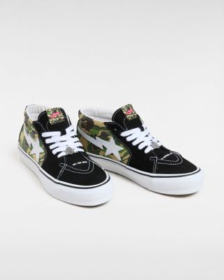 Vans X shops Bape Sk8-HI 38 Dx Multi Camo Size 9.5men/11women