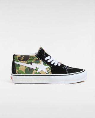 Vans X BAPE Sk8-Mid Reissue 83 Schuhe | Vans