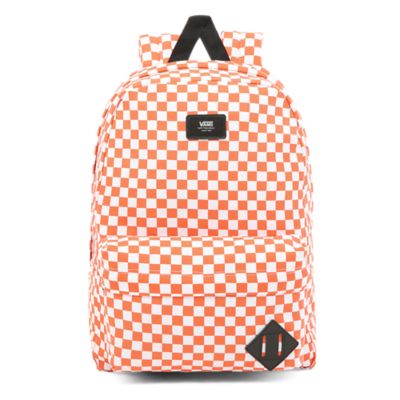 vans orange backpack