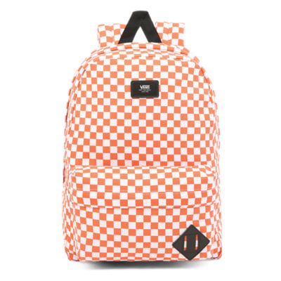 Orange shop vans backpack