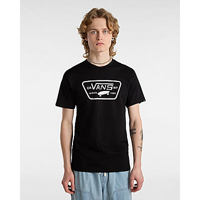 Camiseta Algodón Manga Corta Negra Full Patch Hombre Vans VN000QN8Y28 -  vansec