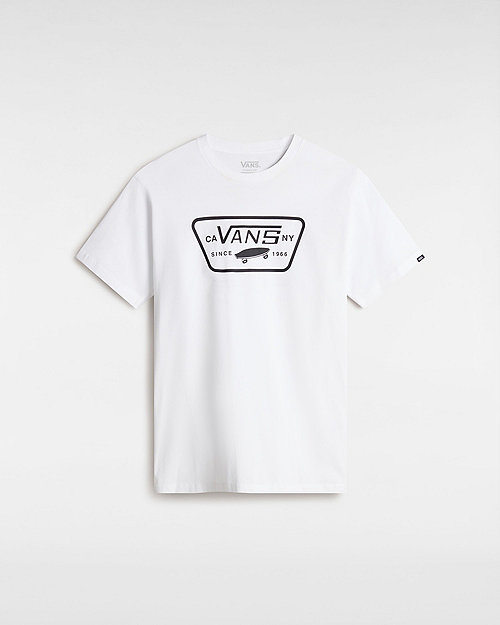 Vans Camiseta Full Patch (white-black) Hombre Blanco