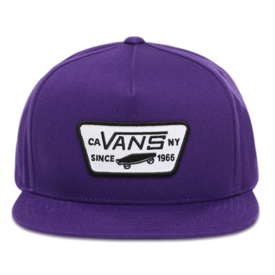 Full Patch Snapback Hat | Purple | Vans