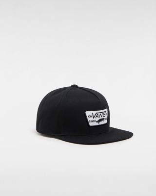 Full Patch Snapback Hat | Black | Vans