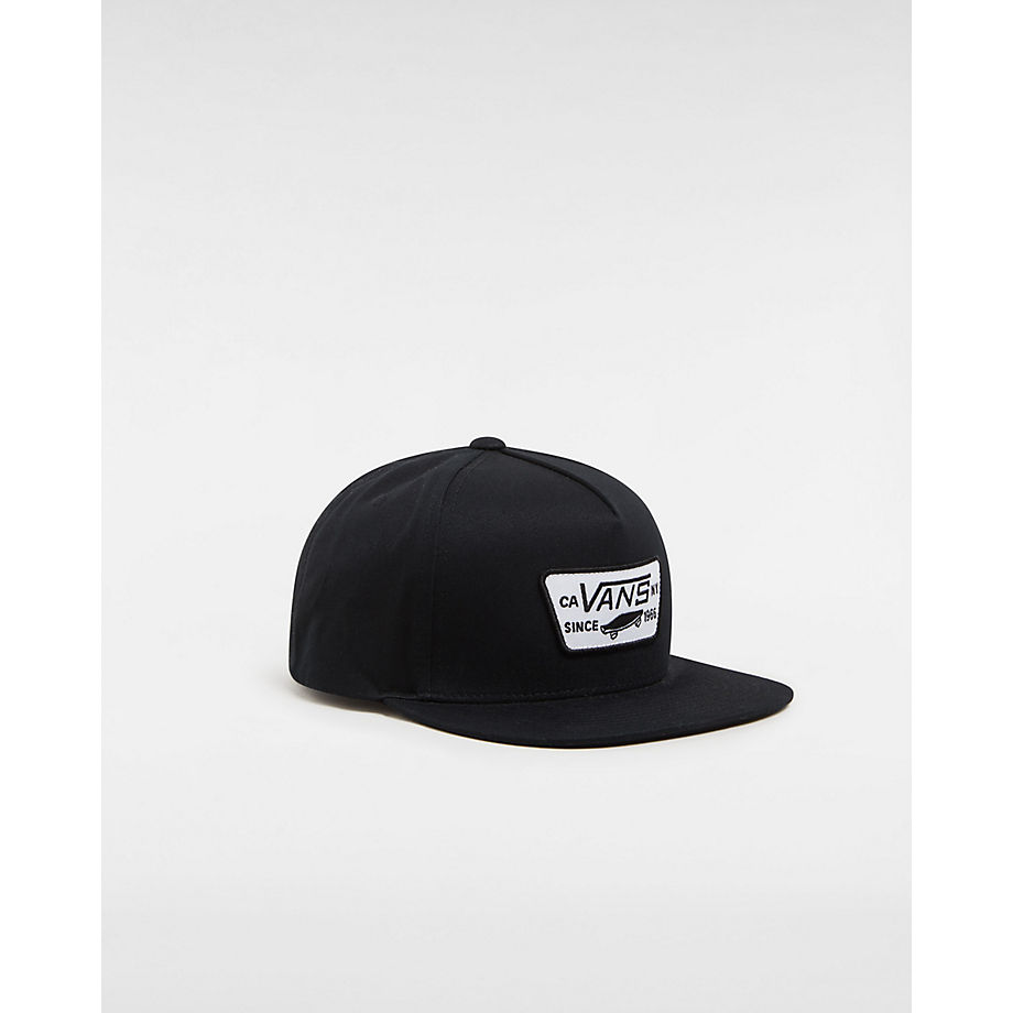 Vans Full Patch Snapback Hat (true Black) Men Black
