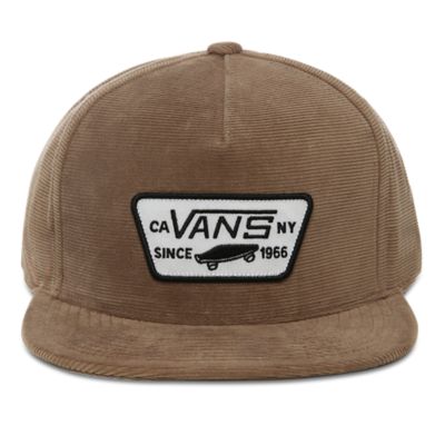 Full Patch Snapback Hat | Brown | Vans