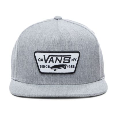 Full Patch Snapback Hat | Grey | Vans