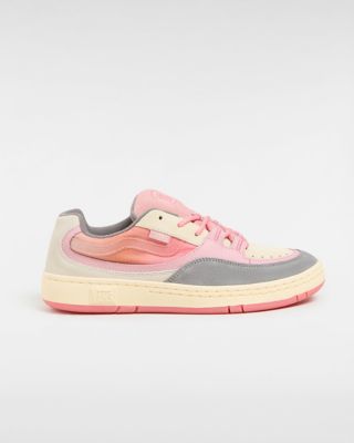 Pink vans with lightning bolt best sale