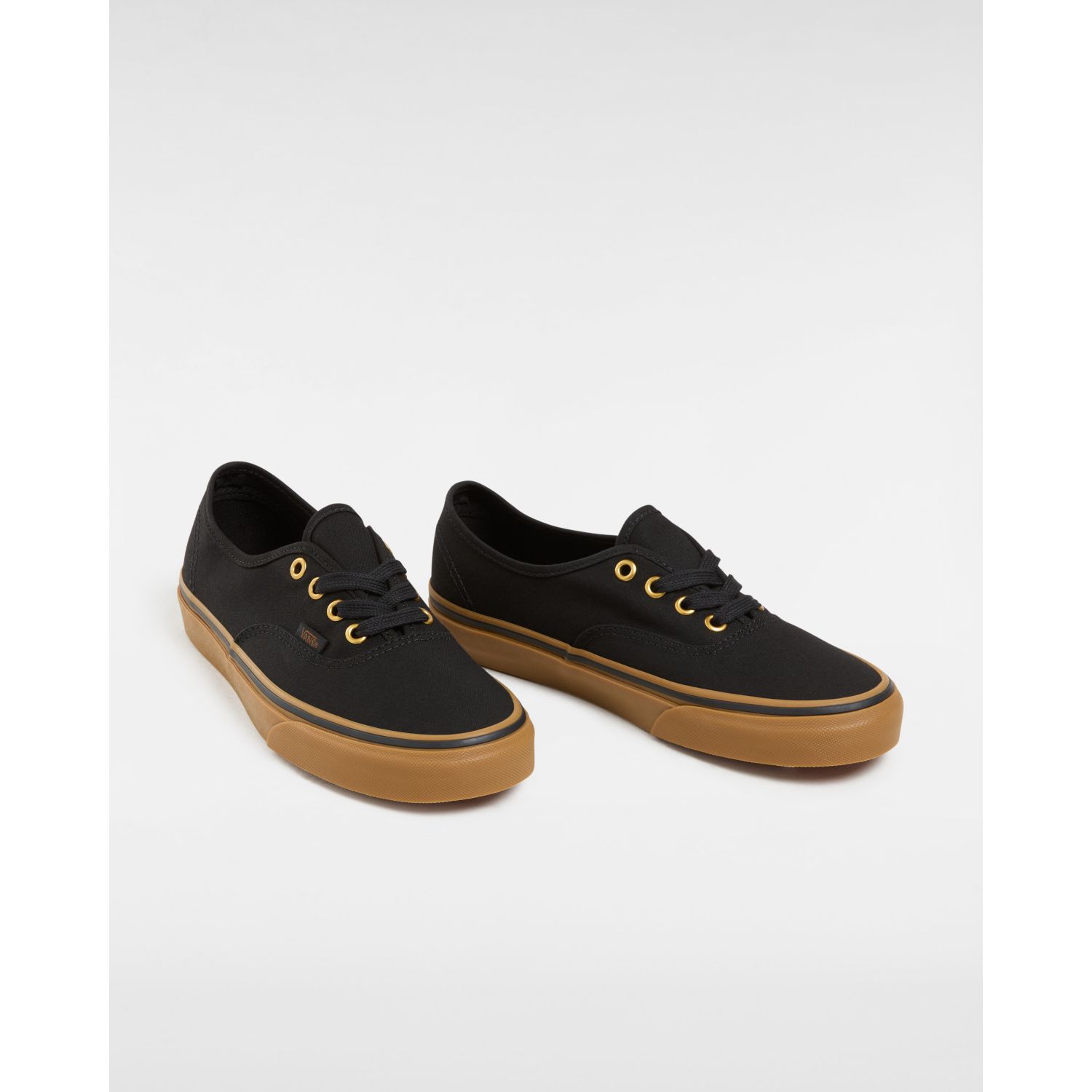 Mens vans black on sale gum