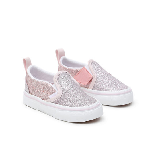 Kleinkinder 2-Tone Glitter Slip-On Velcro Schuhe (1-4 Jahre) | Vans