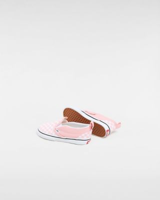 Pink deals checkered vans