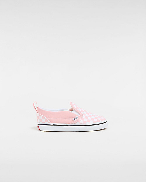 Vans Kleinkinder Checkerboard Slip-on V Schuhe (1-4 Jahre) ((checkerboard) Powder Pink/true White) Toddler Rosa