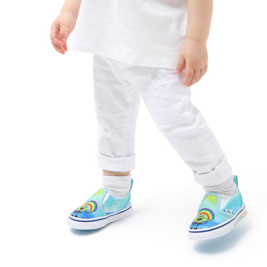 Kleinkinder Vans X SpongeBob Slip-On Velcro Schuhe (1-4 Jahre) | Vans