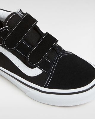 Old skool vans hot sale with velcro straps