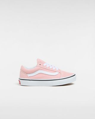 Vans Kids Old Skool Shoe(powder Pink/true White)