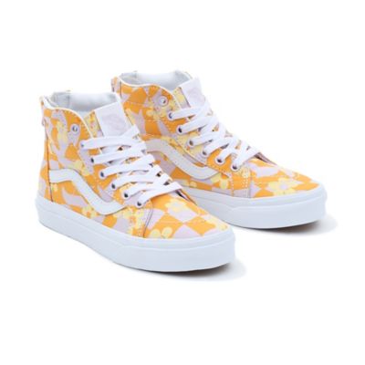 Zip up hot sale high top vans