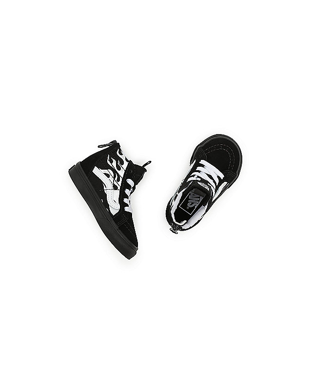 Toddler Metallic Flame Sk8-Hi Zip Shoes (1-4 years) 4