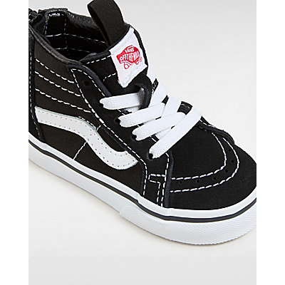 vans chaussures enfant sk8-hi zip (1-4 ans) noir-blanc vn000xg5y281
