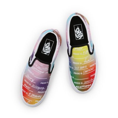 Pride vans hot sale slip ons