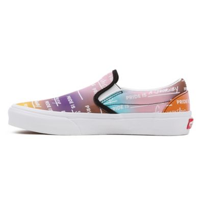 Vans pride deals slip ons