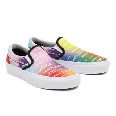 Pride Classic Slip-On Shoes | Multicolour | Vans