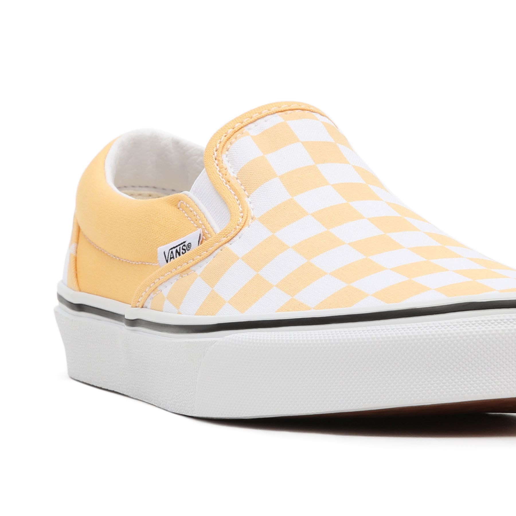 Vans jaune hotsell slip on