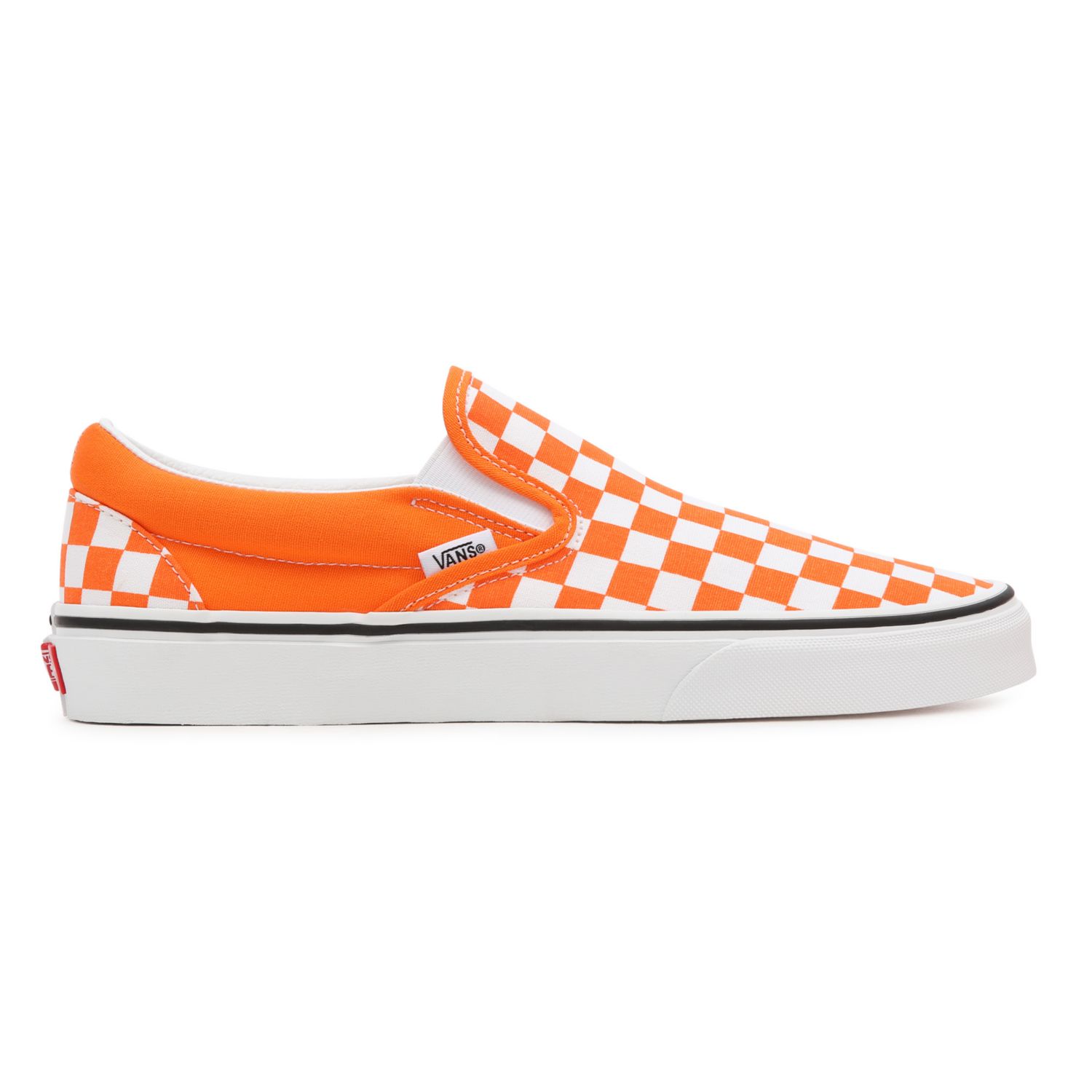 Orange and blue checkered on sale vans