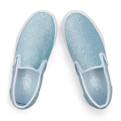 Vans blue sale glitter