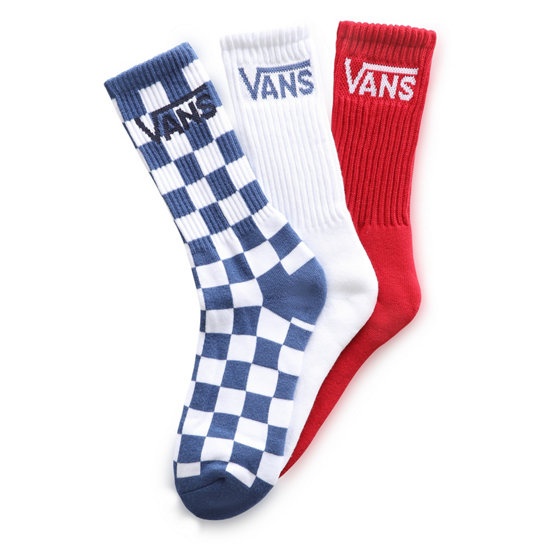 Boys Classic Crew Socks US 1-6 (3 pairs) | Vans