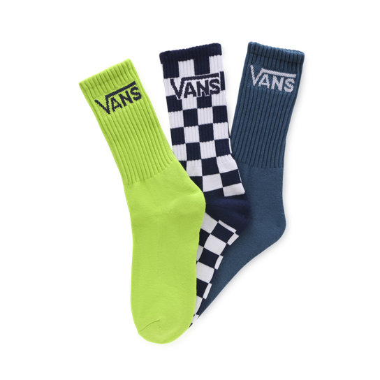 Kids Classic Crew Socks (3 pairs) | Vans